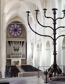 Blick vom Hohen Chor auf Orgel