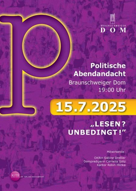 Plakat Politische Abendandacht