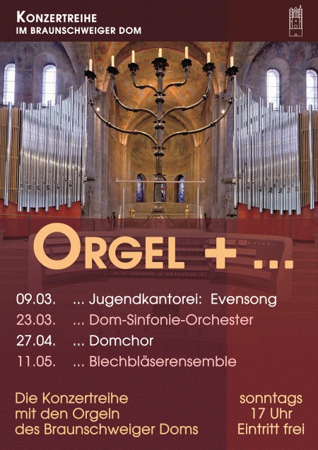 Plakat "Konzert Orgel+"