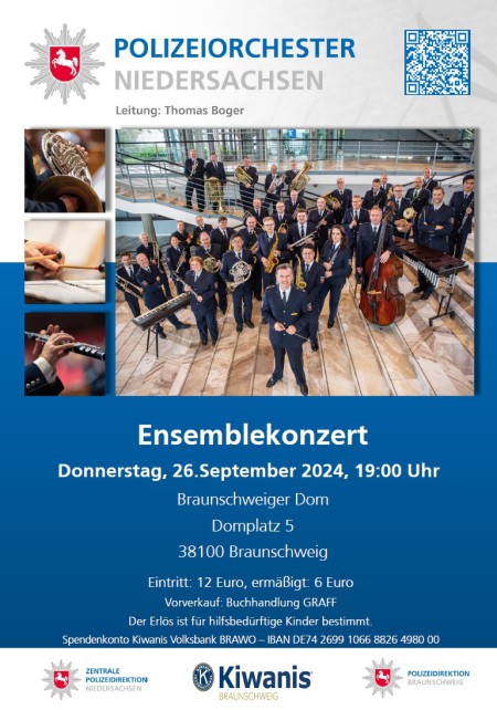 Plakat Konzert Polizeiorchester