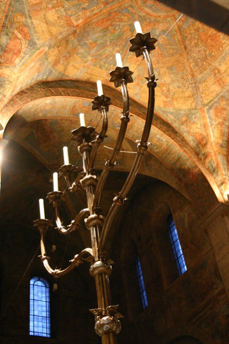 Siebenarmiger Leuchter im Braunschweiger Dom