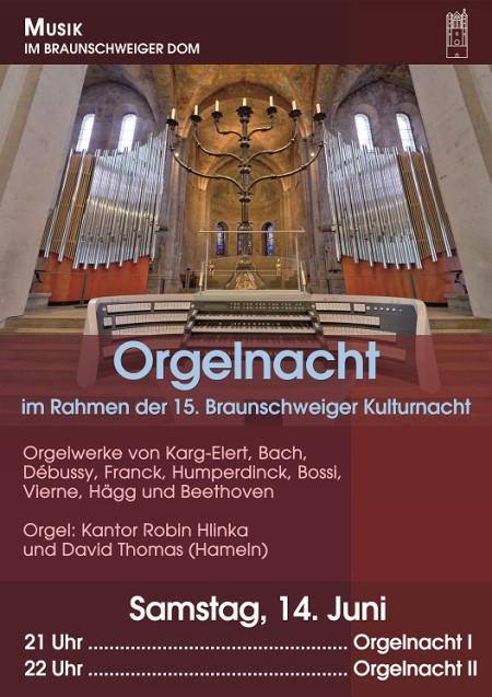 Plakat Orgelnacht