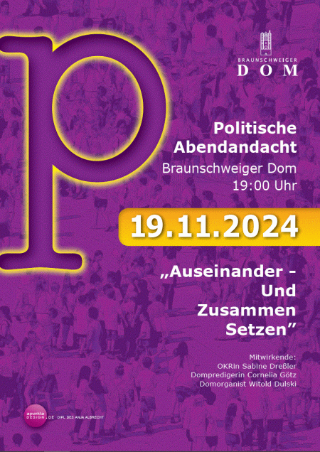 Plakat Politische Abendandacht